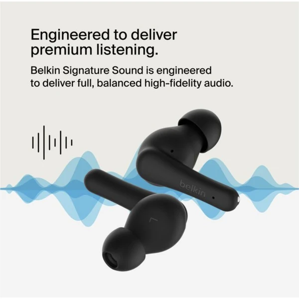 Belkin SOUNDFORM™ Rhythm bezdrátová sluchátka černá - Sluchátka - Obrázek RFCF000O01