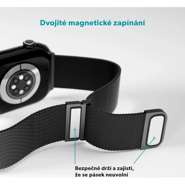 Epico Watch Strap milánský tah 42/44/45/46/49mm vesmírně šedý - Řemínky - Obrázek RFJL000K01