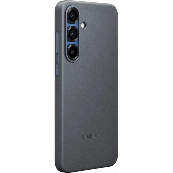 Samsung Kindsuit Case kryt z veganské kůže Galaxy S25+ černý - Pouzdra - Obrázek RGCC000J01