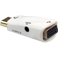 PremiumCord HDMI/VGA + 3,5mm redukce bílá - Kabely a redukce