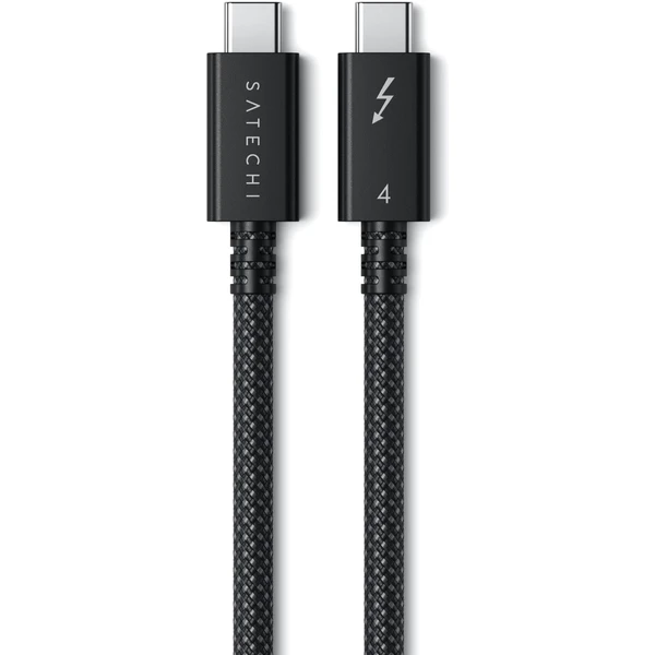 Satechi Thunderbolt 4 Pro napájecí kabel 8K 240W 1m černý - Kabely a redukce - Obrázek RH00000J01