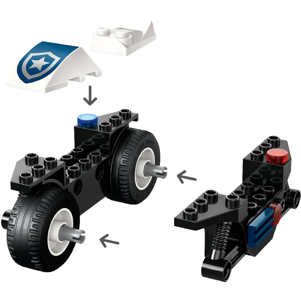 LEGO City 60455 Honička na policejní motorce - LEGO - Obrázek RH5G000K01