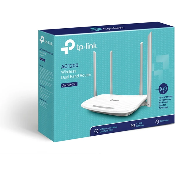 TP-Link Archer C50 Wi-Fi 5 router bílý - Routery - Obrázek RHBFF00101