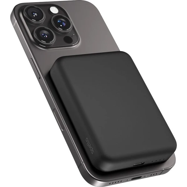 Spello ForcePack 5000mAh magnetická bezdrátová powerbanka černá - Powerbanky - Obrázek RHPD000K01