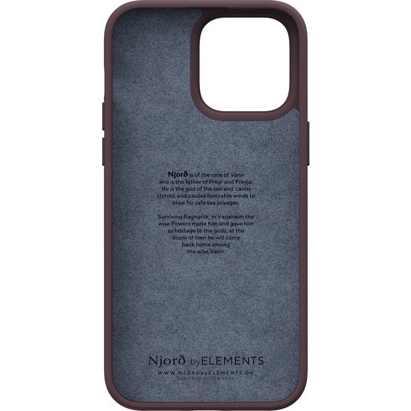 NJORD Genuine Leather Case iPhone 14 Pro Max Dark Brown - Pouzdra - Obrázek RHVG300401