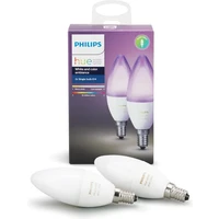 Philips Hue White and Color Ambiance 2x Bluetooth žárovka LED E14/B39 6W 470lm - Žárovky