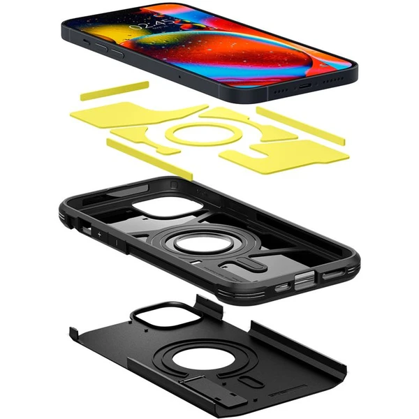 Spigen Tough Armor Mag kryt iPhone 14 černý - Pouzdra - Obrázek RI2H300401