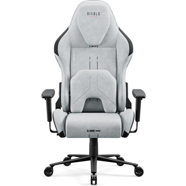 Diablo X.One Prime Normal Size herní židle stříbrno-šedá Šedá/stříbrná