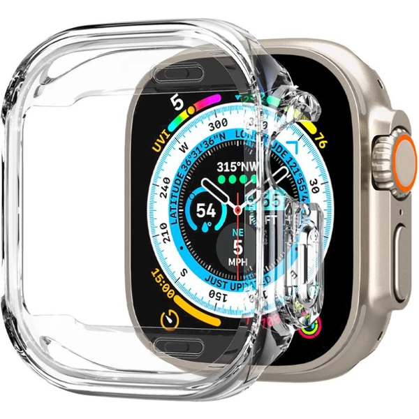 Spigen Ultra Hybrid kryt Apple Watch Ultra 3/2/1 (49mm) čirý - Pouzdra - Obrázek RIO0000701