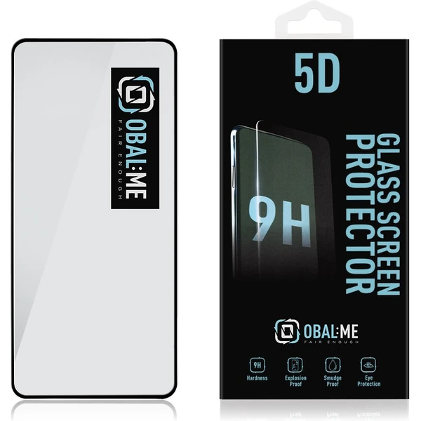 OBAL:ME 5D Tvrzené Sklo pro Xiaomi Redmi Note 13 Pro+ 5G černé - Ochranné folie a skla - Obrázek RIX3000P01