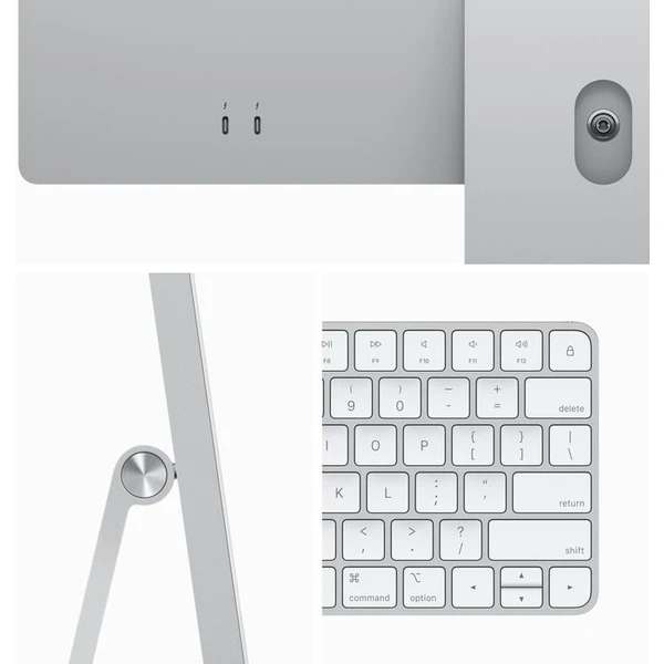 CTO Apple iMac 24" (2023) / VESA / 256GB SSD / 16GB / Mouse / CZ KLV / Stříbrný - All-in-one - Obrázek RIZF000G01