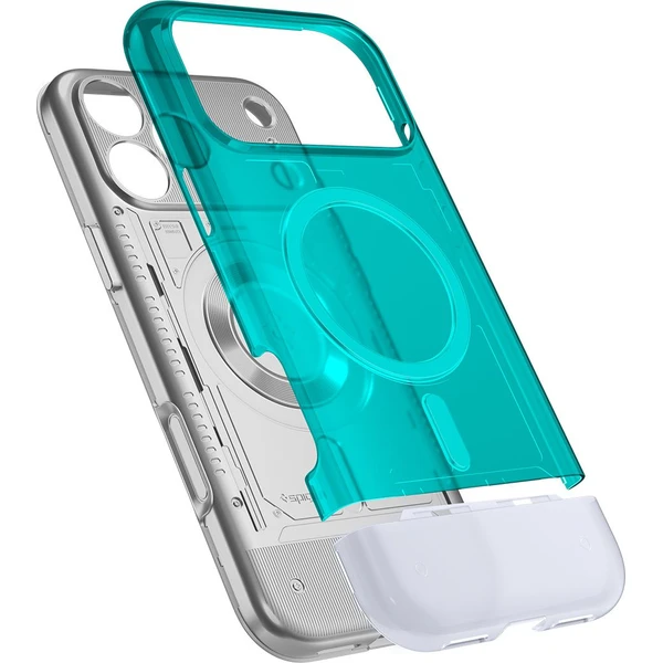 Spigen Classic C1 MagSafe kryt iPhone 17 Pro bondi blue - Pouzdra - Obrázek RJMH000K01