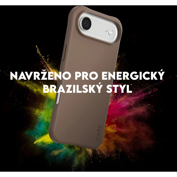 PanzerGlass® CARE Samba kryt s MagSafe Apple iPhone Air Espresso - Pouzdra - Obrázek RKDH000K01
