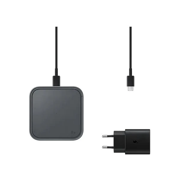 Samsung bezdrátová nabíjecí podložka s adaptérem 15W (EP-P2400TBE) černá - Nabíječky - Obrázek RL38100501