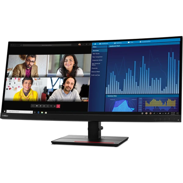 Lenovo ThinkVision P34w-20 zahnutý monitor 34,14" s webkamerou MC50 - Monitory - Obrázek RL4D300401