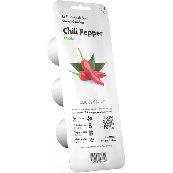 Click and Grow chilli papričky kapsle se semínky a substrátem 3ks - Sazenice - Obrázek RLSR000401