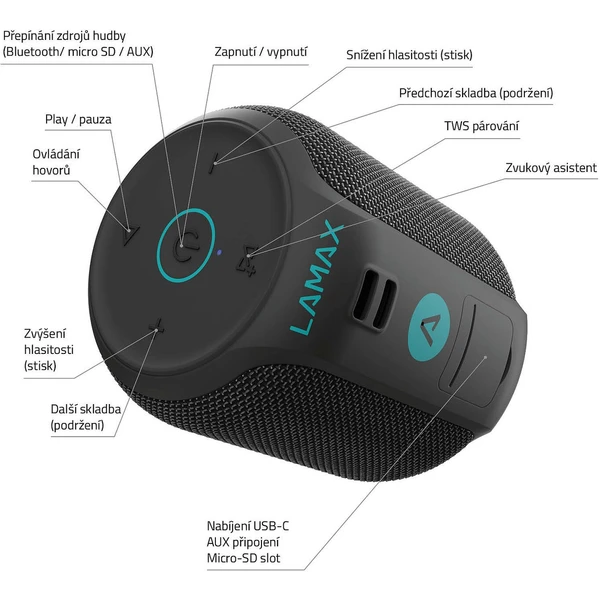 LAMAX Sounder2 Mini - Reproduktory - Obrázek RLSS600301