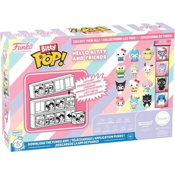 Funko Bitty POP! Animation: Sanrio - My Melody 4 pack (Šance na chase) - Funko POP! - Obrázek RM2F000K01