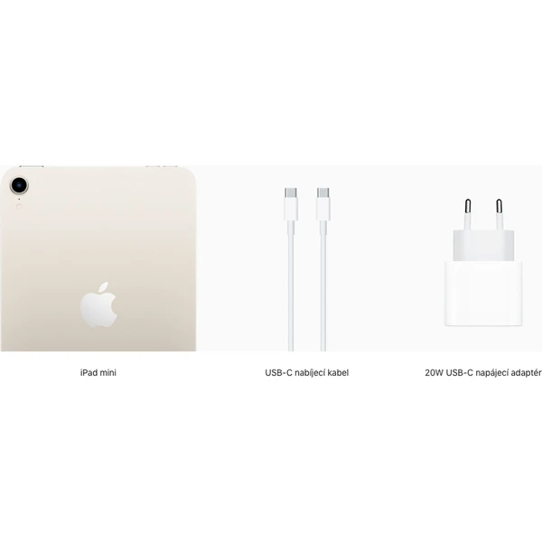 Apple iPad mini 256GB Wi-Fi hvězdně bílý (2021) (Kategorie C) - Tablety - Obrázek RMS5300401