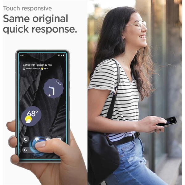 Spigen Glass AlignMaster 2 Pack tvrzené sklo pro Google Pixel 7a čiré - Ochranné folie a skla - Obrázek RMV1000701