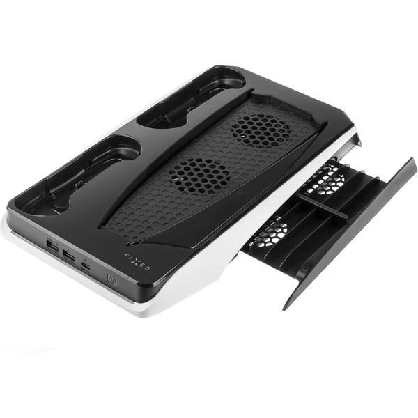 FIXED nabíjecí stanice s chlazením pro PlayStation 5 a DualSense černá - Dokovací stanice - Obrázek RN1A700301