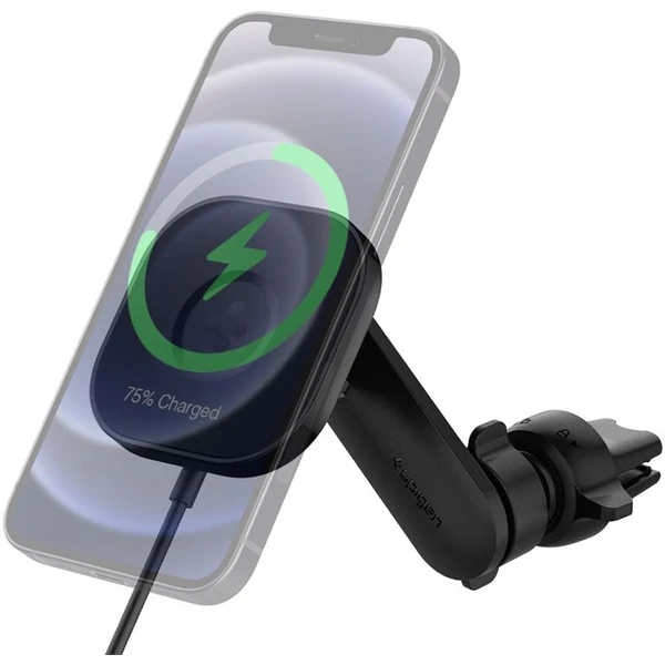 Spigen OneTap MagSafe Car Mount (ITS12W) držák do auta černý - Držáky - Obrázek RNK0000N01
