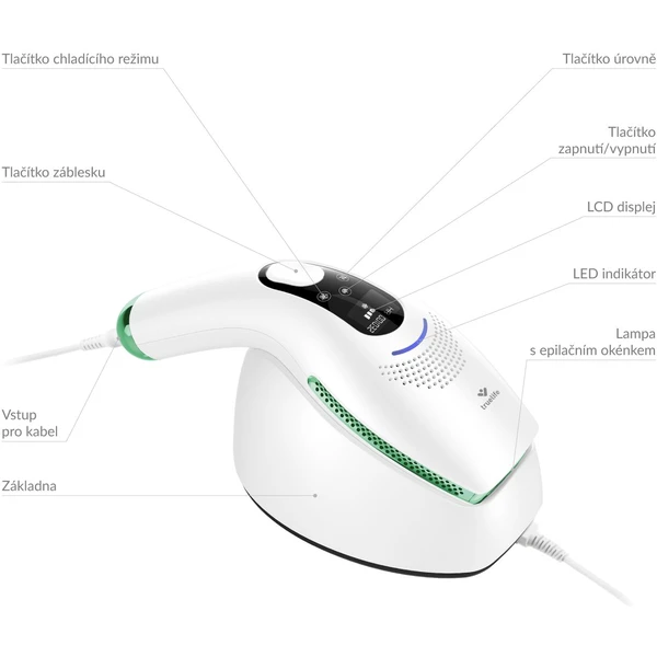 TrueLife odstraňovač chloupků  BELLE IPL E5 - Senzory - Obrázek RP4D300401