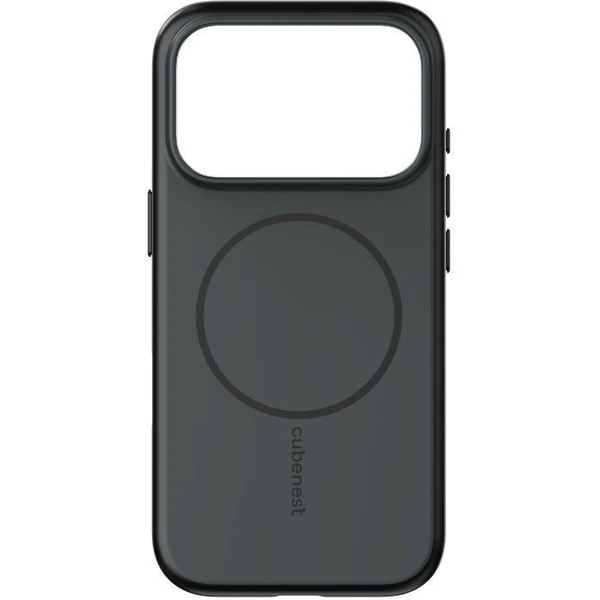 Cubenest Matte MagSafe kryt iPhone 17 Pro černý - Pouzdra - Obrázek RPBK000K01