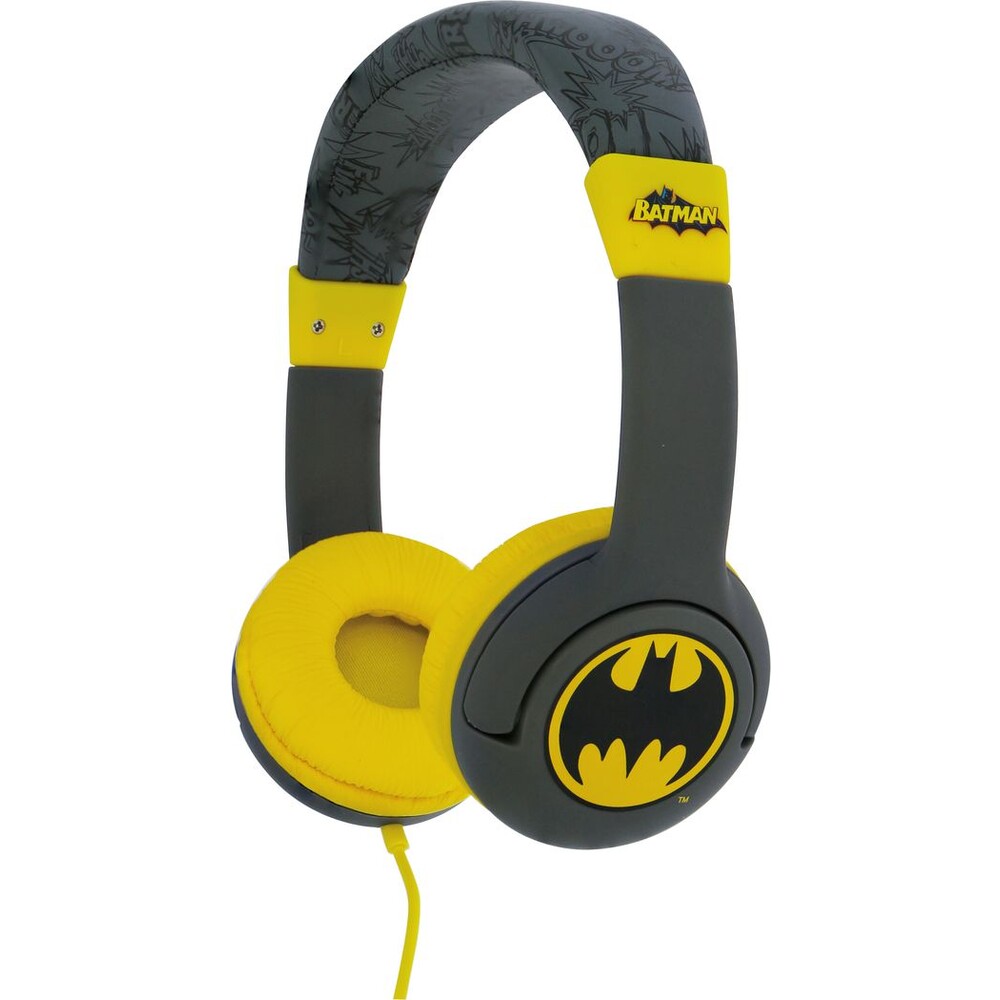 OTL dětská náhlavní sluchátka s motivem Batman černé