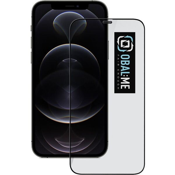 Obal:Me 5D tvrzené sklo Apple iPhone 12 Pro Max černé