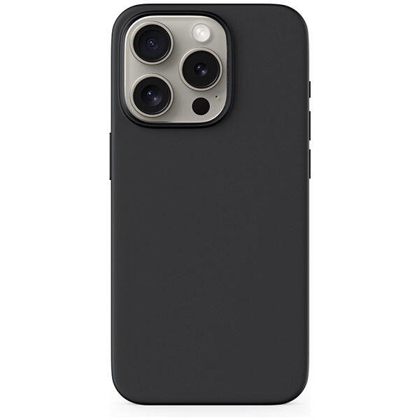 Epico Mag+ Silicone Case iPhone 15 kompatibilní s MagSafe černý