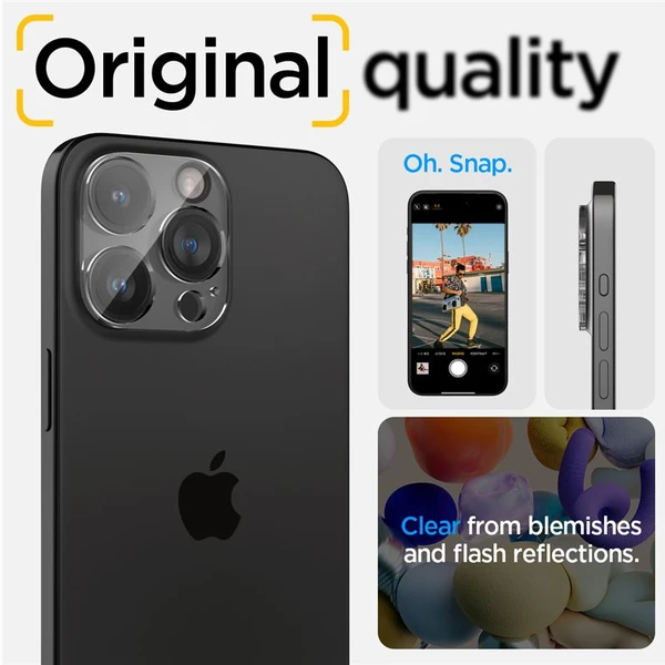 Spigen Glass tR Optik 2 Pack skla iPhone 16 Pro/16 Pro Max/15 Pro/15 Pro Max/14 Pro/14 Pro Max - Ochranné folie a skla - Obrázek RQ09000601