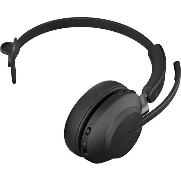 Jabra Evolve2 65 Link380/390a UC Mono sluchátka se stojánkem černá - Sluchátka - Obrázek RQ4J000K01