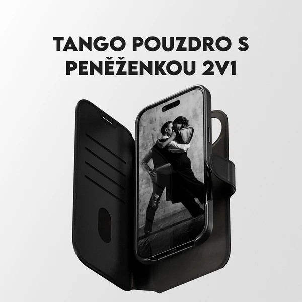 PanzerGlass® CARE Tango 2v1 Wallet pouzdro s MagSafe Apple iPhone Air černé - Pouzdra - Obrázek RQDH000K01
