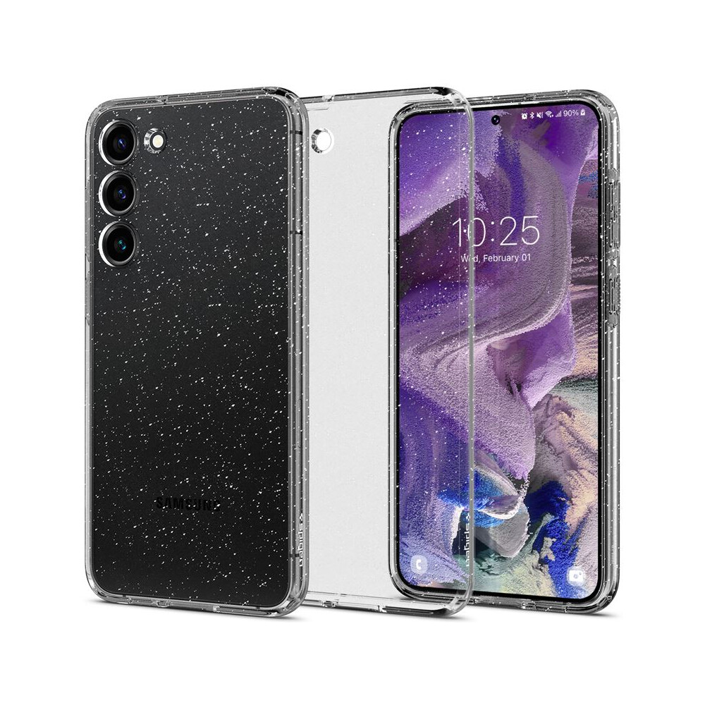 Spigen Liquid Crystal Glitter Samsung Galaxy S23 čirý