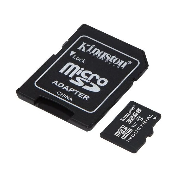 Kingston Industrial microSDHC 32GB + SD adaptér - Paměťové karty - Obrázek RR3X000501