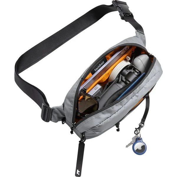 tomtoc Aviator T33 taška přes rameno L šedá - Popruhy a crossbody - Obrázek RRCG000K01
