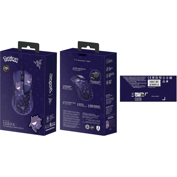 Razer Cobra Pokémon Gengar Starters Ed. herní myš - Myši - Obrázek RS4K000K01