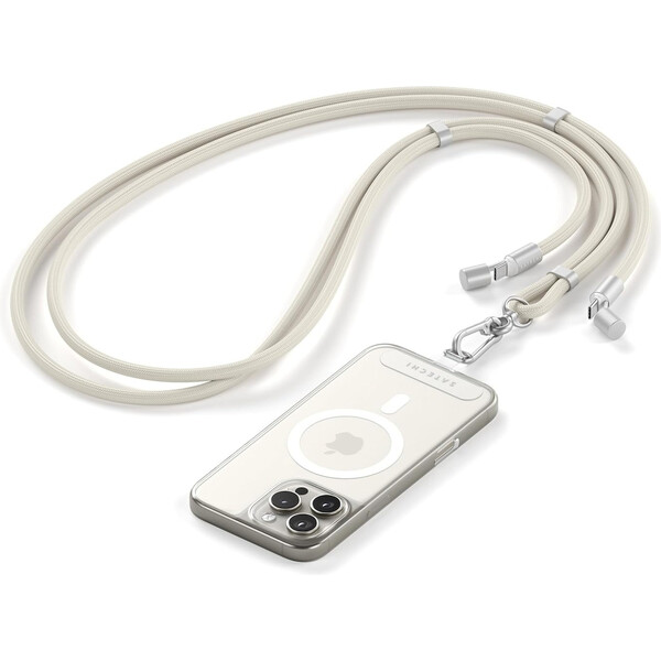 Satechi OntheGo crossbody popruh béžový Béžová