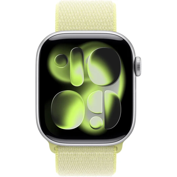 Apple Watch 42/41/40/38mm neonově žlutý provlékací sportovní řemínek - Řemínky - Obrázek RSWH000K01
