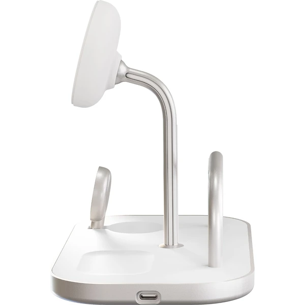 ZENS 4-in-1 MagSafe/Qi2 4v1 nabíjecí stanice (60W) stříbrná - Nabíječky - Obrázek RTFL000K01