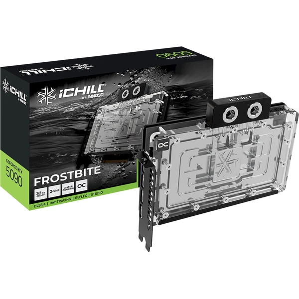 INNO3D NVIDIA GeForce RTX 5090 iChill FROSTBITE 32GB GDDR7 - Grafické karty - Obrázek RTNH000K01
