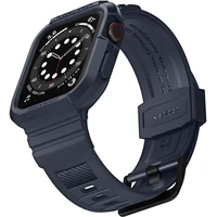 Spigen Rugged Armor Pro řemínek s pouzdrem Apple Watch 44/45mm šedý - Řemínky