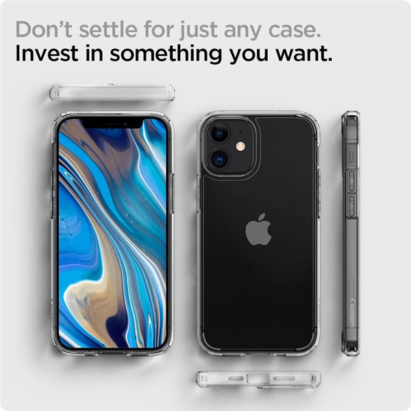 Spigen Ultra Hybrid kryt iPhone 12 mini čirý - Pouzdra - Obrázek RUA3200401