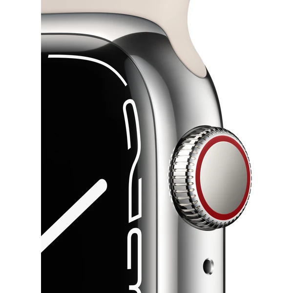 Apple Watch Series 7 Cellular 41mm ocel - Chytré hodinky - Obrázek RUZZ000501