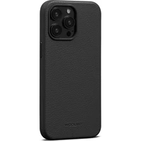 Woolnut MagSafe kožený kryt pro iPhone 15 Pro Max černý - Pouzdra