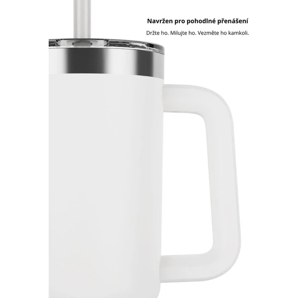 HidrateSpark PRO 2 Tumbler chytrý hrnek, 887 ml bílý - Chytré láhve - Obrázek RV2H000K01