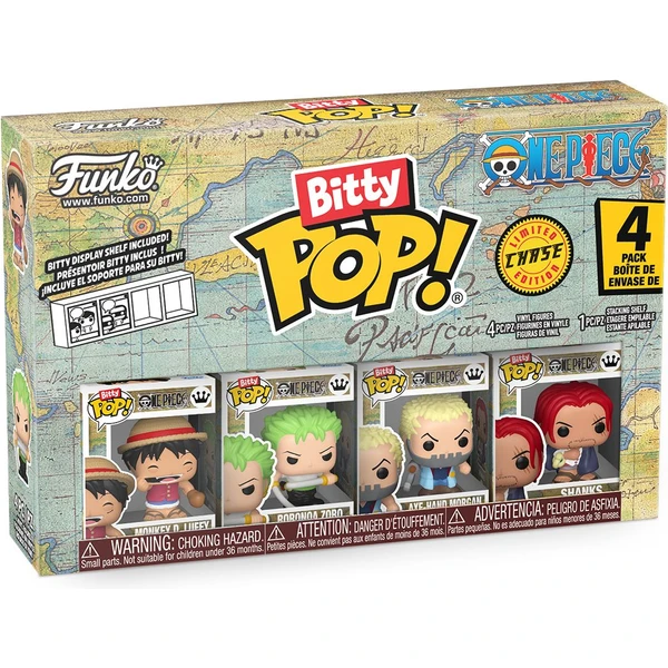 Funko Bitty POP! One Piece - Luffy 4 pack (Šance na chase) - Funko POP! - Obrázek RVHK000K01