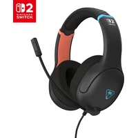 Turtle Beach Airlite Fit herní sluchátka pro Nintendo Switch 2 červeno-černá - Sluchátka