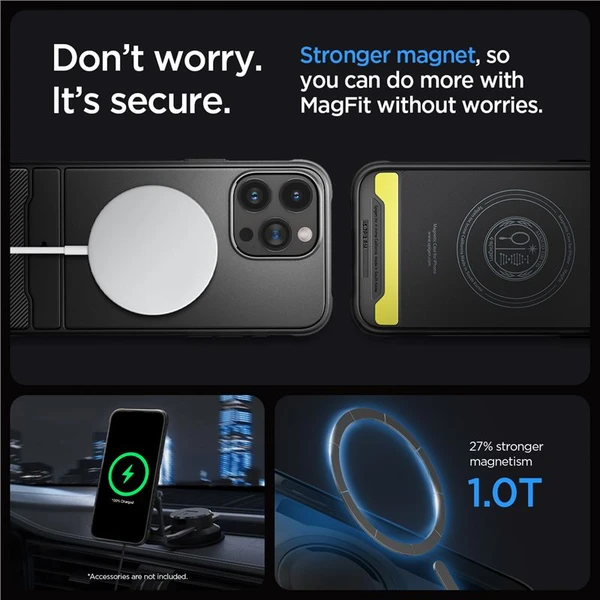 Spigen Rugged Armor MagFit iPhone 15 Pro Max matně černý - Pouzdra - Obrázek RWW8000601